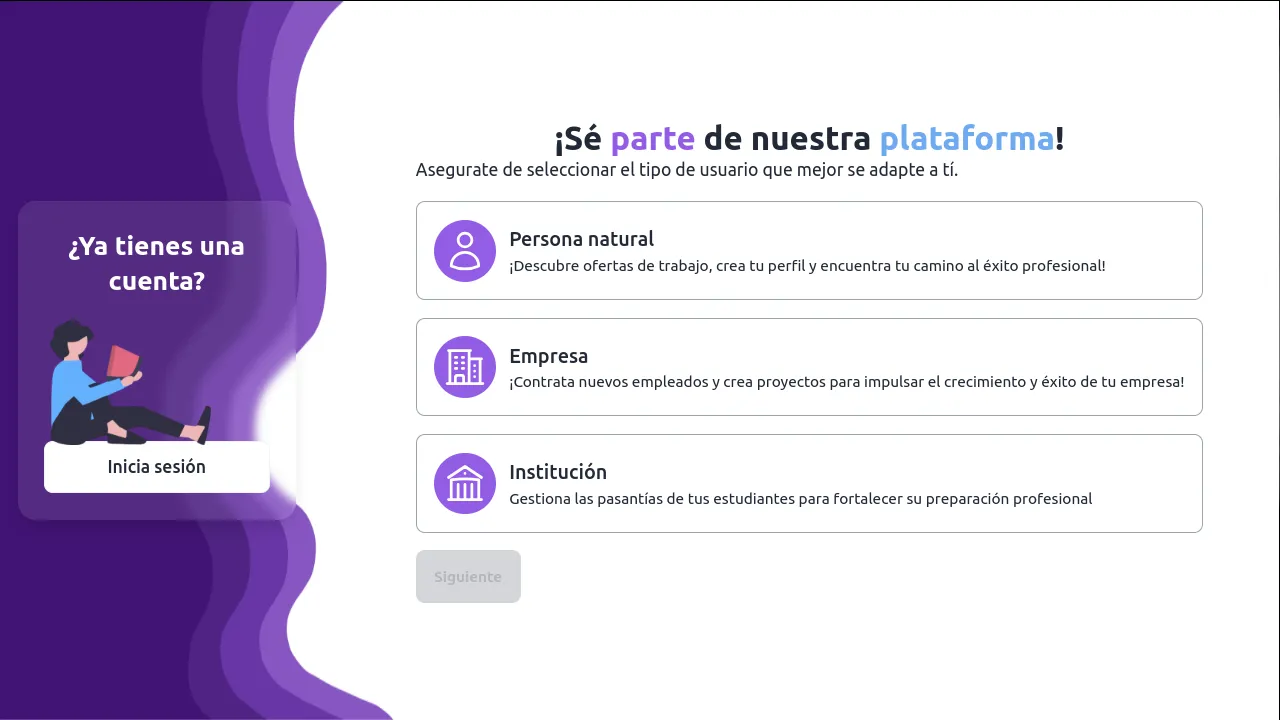 Captura de pantalla de un proyecto